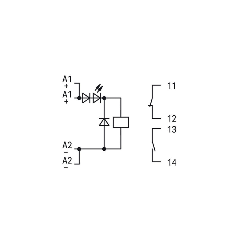 WAGO - Schaltrelais Relaisstecker mit 1 Ar DC 286-320/004-000 24 V