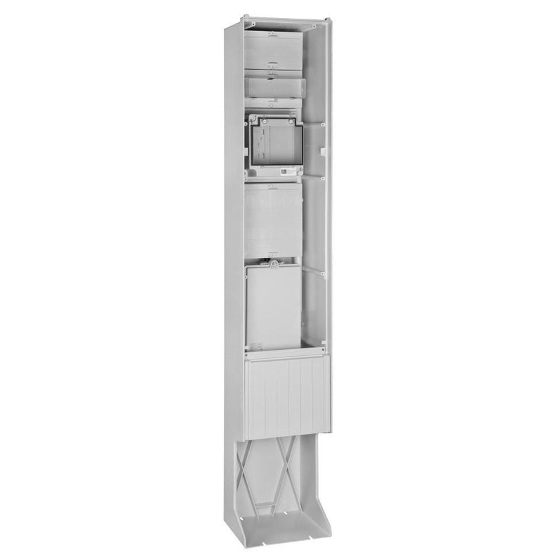GSAB Elektrotechnik - Zähler-Komplettschrank Zähleranschlußsäule 15.00.1P11ez 1EHZ-Zählpl+1xRespl