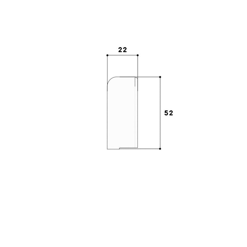 GGK - Endstück für Sockelleistenkanal SL-Endplatte 20x50 cws 14922