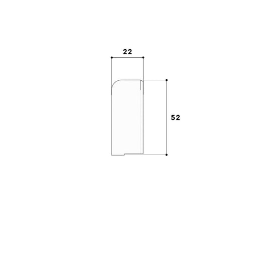 GGK - Endstück für Sockelleistenkanal SL-Endplatte 20x50 cws 14922