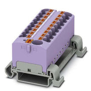 Phoenix Contact - Durchgangs-Reihenklemme Verteilerblock PTFIX10/18X4-NS35AVT − 8 Stück