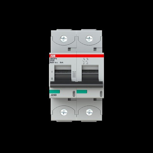 ABB Stotz S&J - Leitungsschutzschalter Strangsicherung S802PV-SP50 50A, 2-polig