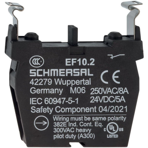 Schmersal - Hilfsschalterblock Tastelement EF10.2
