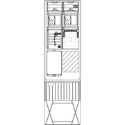 Elsta Mosdorfer - Zähler-Komplettschrank Zähleranschlusssäule ZS342B.S3.12V A340 S3 2Z BKEI 12TE