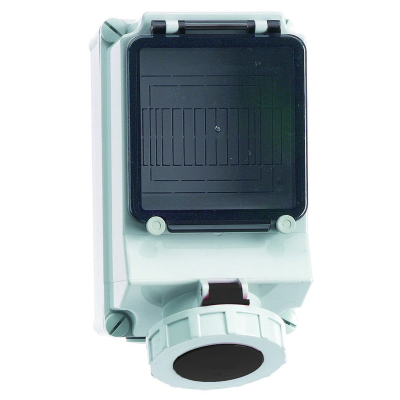 Bals Elektrotech - CEE-Steckdose abschaltbar, abgesichert (IEC 60309) Wandsteckdose abgesichert 15174 32A 4p 500V 7h IP67