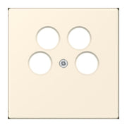 Jung - Einsatz/Abdeckung für Kommunikationstechnik Abdeckung für SAT-TV LC 990-4 SAT2 245 blanc ivoire (4320B)