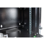 DIGITUS - Netzwerk-/Serverschrank Wandschrank 6HE DN-10-06U-B RAL9005 300mm tief