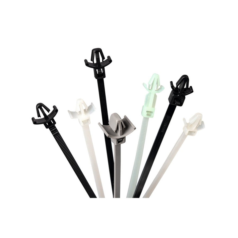 HellermannTyton - Kabelbinder Befestigungsbinder NT 411 126-00163(1000) schwarz 1000 Stck − 1000 Stück