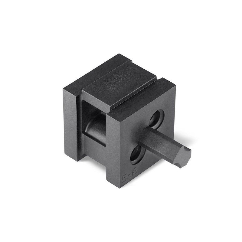 HellermannTyton - Kabelführung für Gehäuse/Schränke Zweifachtülle VP-S_2/5-6 VarioPlate 5-6 mm − 20 Stück