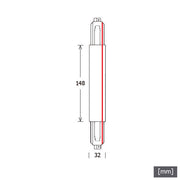 LTS Licht&Leuchten - Elektrisches Zubehör/Ersatzteile für Leuchten Längsverbinder ST-A I/9010 elektrisch gr