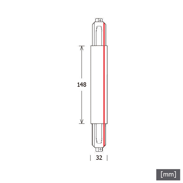 LTS Licht&Leuchten - Elektrisches Zubehör/Ersatzteile für Leuchten Längsverbinder ST-A I/9010 elektrisch gr
