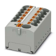Phoenix Contact - Durchgangs-Reihenklemme Verteilerblock PTFIX 10/12X4-G GY − 8 Stück