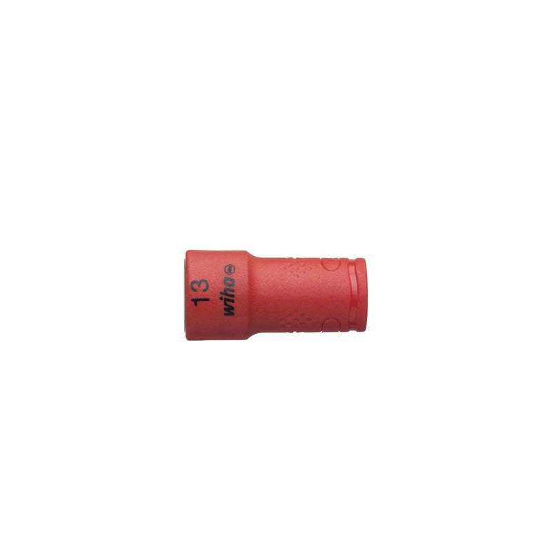 Wiha - Sechskant-Einsatz für Steckschlüssel Steckschlüsseleinsatz 246233 13mm x1/4" Aussen-6K