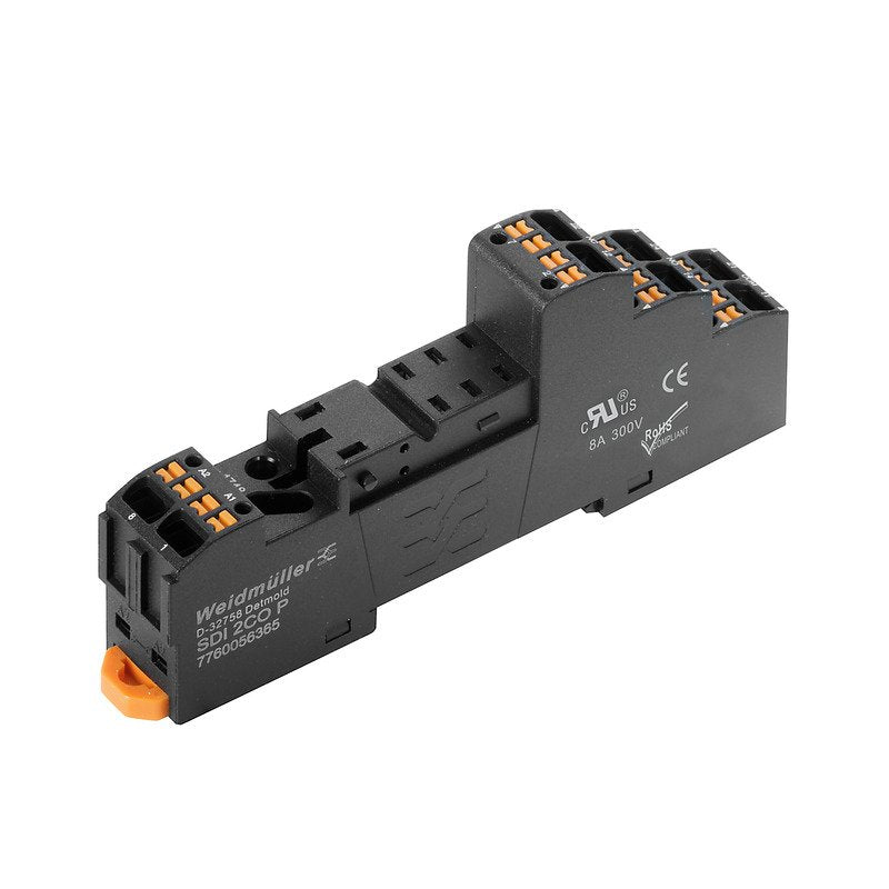 Weidmüller - Relaissockel SDI 2CO P − 20 Stück
