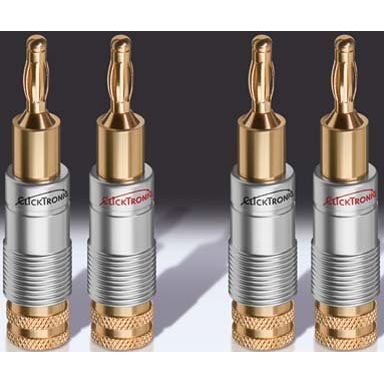 Clicktronic - Kommunikationstechnik-Adapter Lautsprecherkabel-Stecker 53983 (VE4) Banana