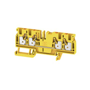 Weidmüller - Durchgangs-Reihenklemme A4C 4 YL PUSH IN, 4 mm² − 50 Stück