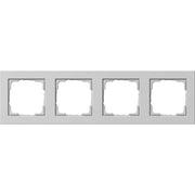 Gira - Abdeckrahmen 4-f. 021437 grau