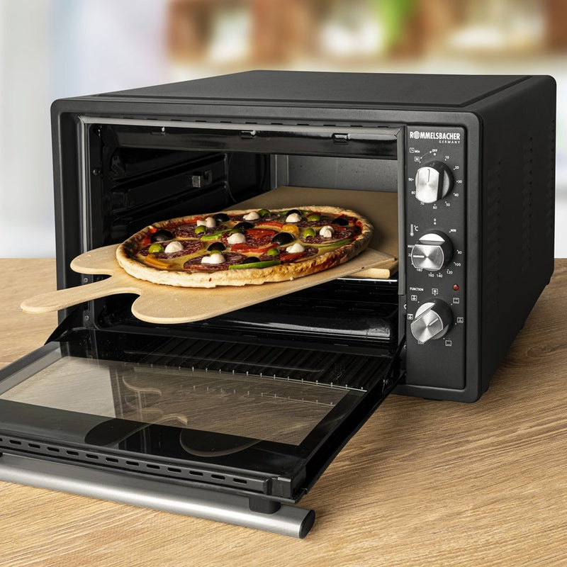 Rommelsbacher - Zubehör/Ersatzteile für Kochgerät/Backgerät Pizza/Brotbackstein Set PS 16 aus Schamotte