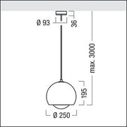 Zumtobel Group - Pendelleuchte Pendelleuchte SCON-SI #60510064 250 1/11W TCD-SE E27