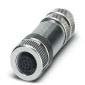 Phoenix Contact - Rundsteckverbinder, feldkonfektionierbar (Industriesteckverbinder) Steckverbinder SACC-M12FS-1#1404411 − 1 Stück
