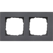Gira - Abdeckrahmen 2fach anth 0212235