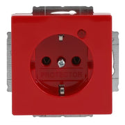Busch-Jaeger - Steckdose SCHUKO Steckdosen-Einsatz 2310 EUGL/VA-1282101 rot RAL 3020