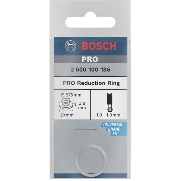 Bosch - Systemzubehör für Sägen (Akku/elektrisch/Druckluft) Reduzierring für PRO 2600100186 Kreissägeblatt 20 x