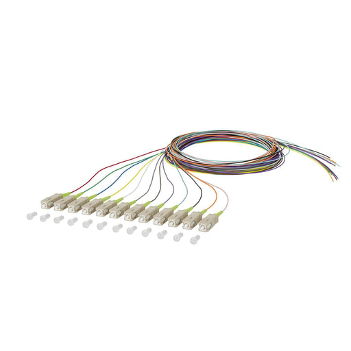 Metz Connect - LWL-Pigtail OpDAT Pigtail SC 2m 150R1CO0020E OM5 12-farbig − 12 Stück