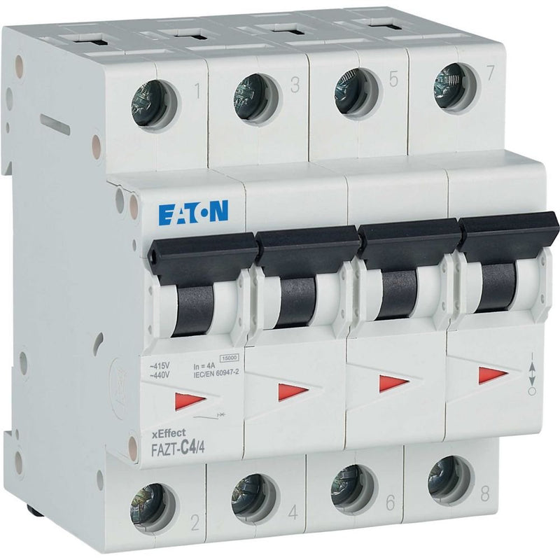 Eaton - Leitungsschutzschalter FAZT-C4/4 4A Charakt.: C