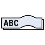 Newell Brands - Schriftband D1 Schriftband 12mm/7m 45010 schwarz auf transp