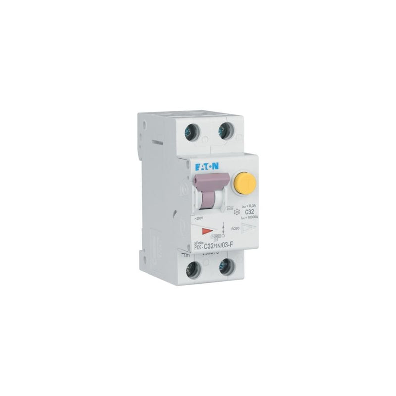 Eaton - Kombination FI-Schalter/Leitungsschutzschalter FI/LS Kombination PXK-C32/1N/03-F 32 A, 300 mA, C