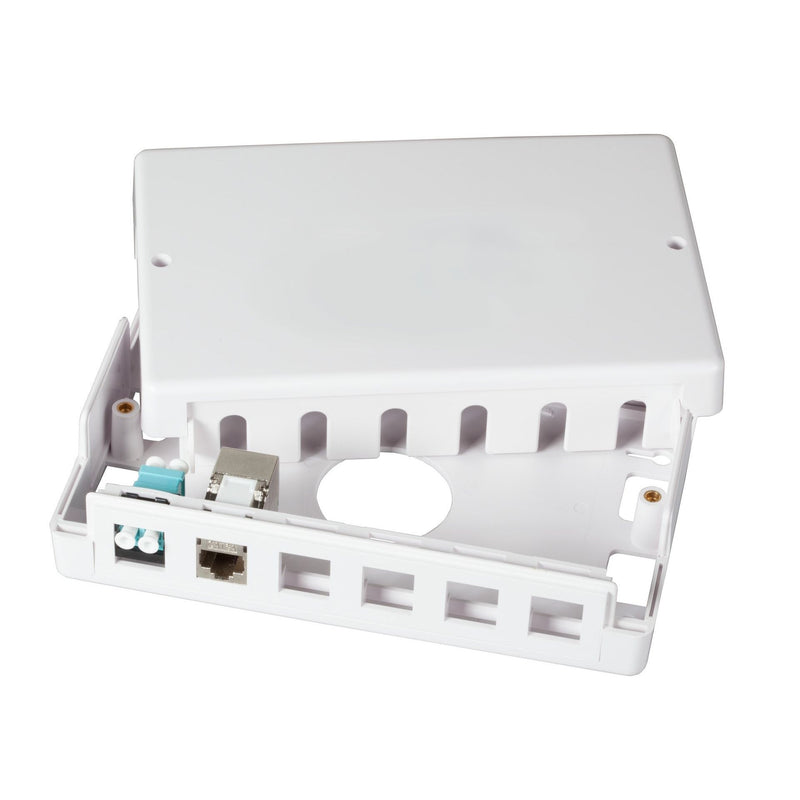 EFB-Elektronik - Kommunikationsanschlussdose Kupfer Industrie Keystone Verteilerbox ET-25174.1 Aufputz 6/12 Port