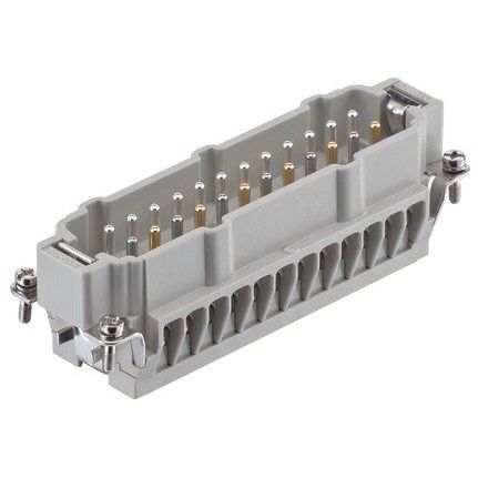 Harting - Kontakteinsatz für Rechtecksteckverbinder Steckverbinder-Einsatz 09330242689 Han 24E-STI-S, FE AU