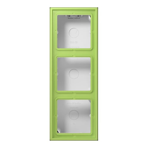 Jung - Aufputzgehäuse für Unterputzgerät Aufputz-Kappe 3fach LC 583 A 221 vert clair (32052)