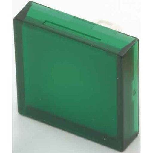 Eao - Tastenplatte für Befehls- und Meldegeräte Druckhaube grün 61-9351.5 20x20 Ks,transparent − 1 Stück by Eao
