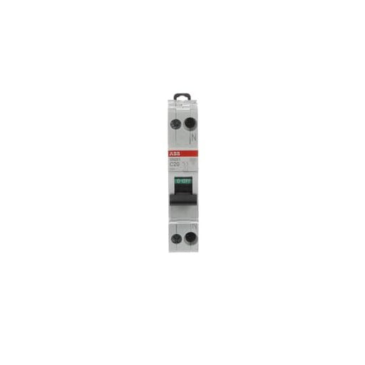 ABB Stotz S&J - Leitungsschutzschalter Sicherungsautomat SN201-C20 6 kA, 20 A, 1P+N