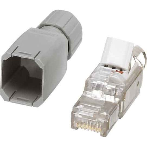 Phoenix Contact - Rechtecksteckverbinder, Set (Industriesteckverbinder) RJ45-Steckverbinder VS-08-RJ45-5-Q/IP20 Cat.5e, 8-pol