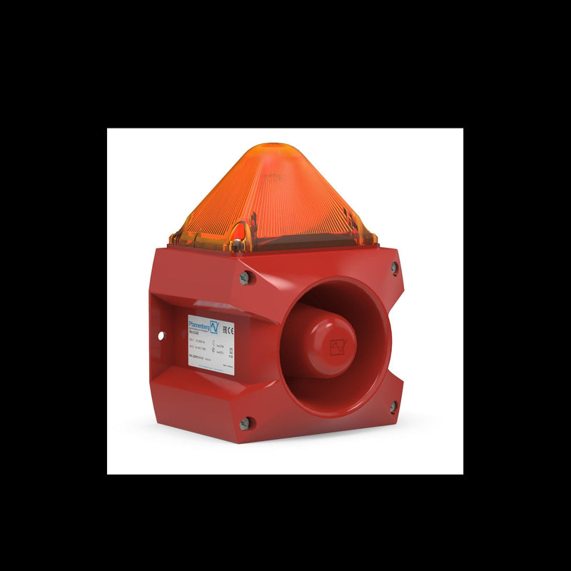 Pfannenberg - Optisches/Akustisches Signalgerät Blitzschallgeber PA X 5-05 24 DC AM 107dB, IP66, ge