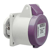 Walther Werke - CEE-Anbausteckdose (IEC 60309) NORVO Anbaudose gerade 11400 32A 2P 24V 0h IP44 − 1 Stück