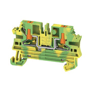 Weidmüller - Schutzleiter-Reihenklemme Klemme AL2C 2.5 PE PUSH IN, 2.5 mm² − 100 Stück