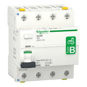 Schneider Electric - Fehlerstrom-Schutzschalter FI-Schalter 4P 40A 30mA A9Z51440 f.E-Ladestation