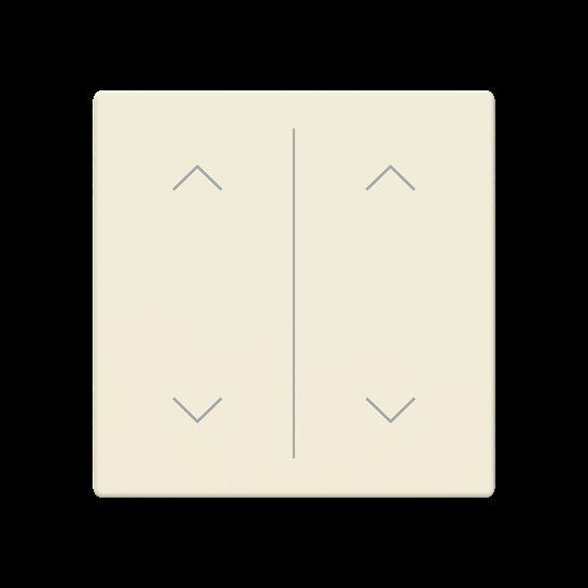 Busch-Jaeger - Bussystem-Tastwippe Abdeckung als Wippe LFAW/A.2.63.11-82 2f. Symbol Auf/Ab