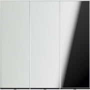 Jung - Abdeckung/Bedienelement für Installationsschalterprogramme Wippe 3-fach GCR 993 für Schalter+Taster