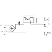 WAGO - Optokoppler SSR-Baustein 857-708 0.1A 230VACDC 48VDC