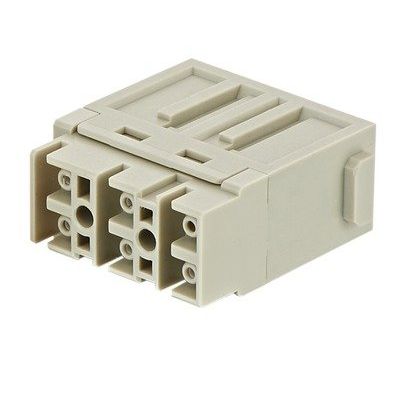 Harting - Kontakteinsatz für Rechtecksteckverbinder Einzelmodul Han LC 09140064711 Buchse Polycarbonat − 2 Stück