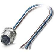 Phoenix Contact - Rundsteckverbinder, feldkonfektionierbar (Industriesteckverbinder) Wanddurchführung SACC-DSI-FS #1543676 Sensor-/Aktor
