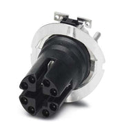 Phoenix Contact - Rundsteckverbinder, Einbau (PCB) Einbausteckverbinder SACC-CI-M12F#1411964 − 60 Stück