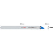 Bosch - Säbelsägeblatt PRO Thick Metal precise 2608659000VE(5) S1237HBF − 5 Packung