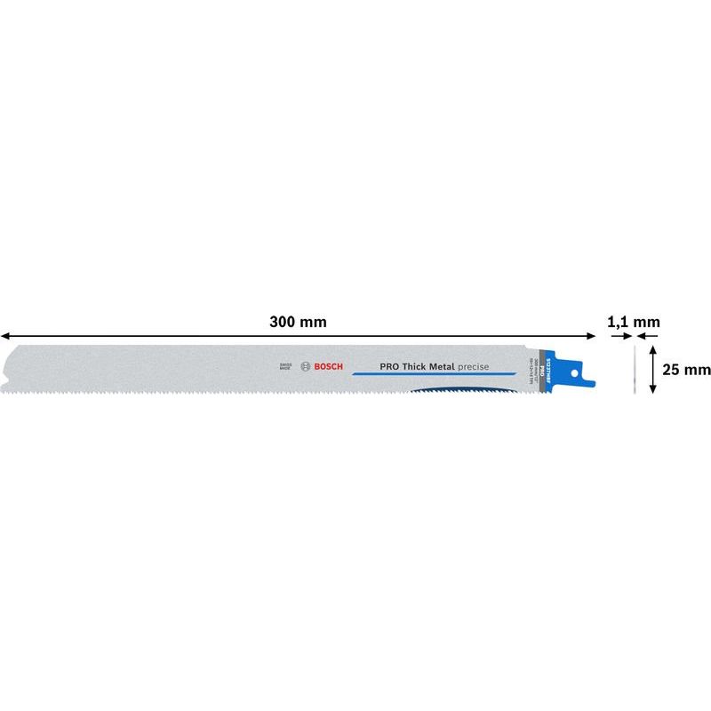 Bosch - Säbelsägeblatt PRO Thick Metal precise 2608659000VE(5) S1237HBF − 5 Packung