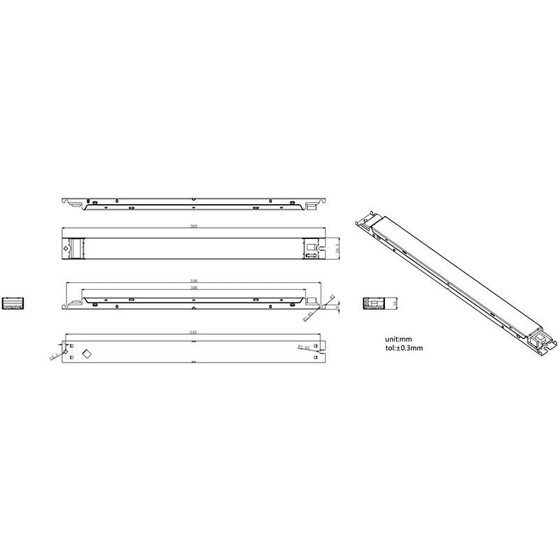 Houben - LED-Betriebsgerät LED-Treiber CUPOID LCCB 100DALI 250-700mA  − 1 Stück
